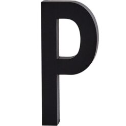 Design Letters Alubogstav - P - Sort