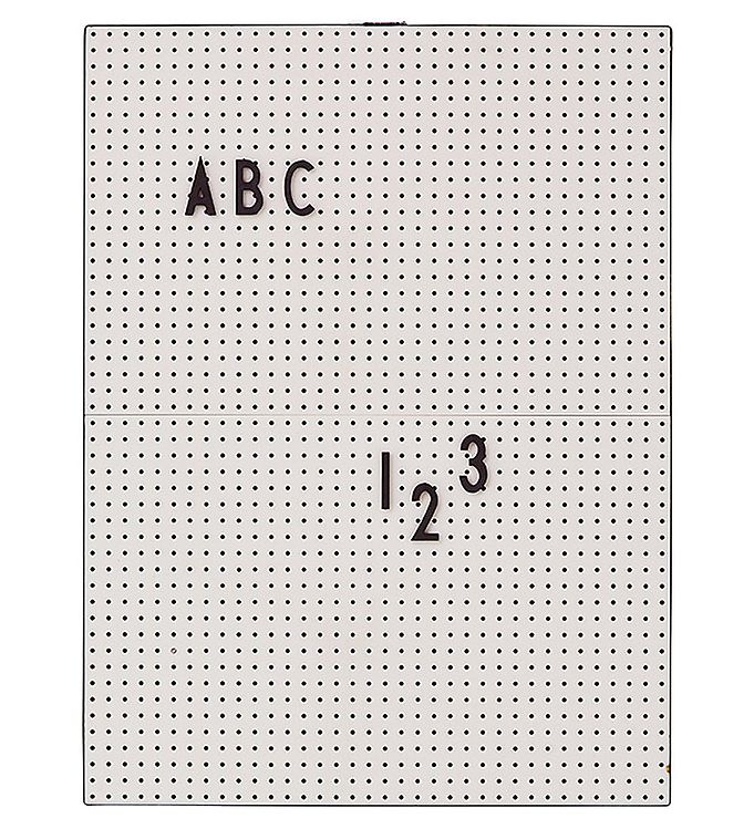 Design Letters Tavle - A4 - Grå