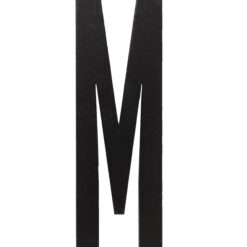 Design Letters Træbogstaver - M - Sort