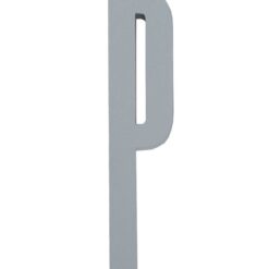 Design Letters Træbogstaver - P - Grå