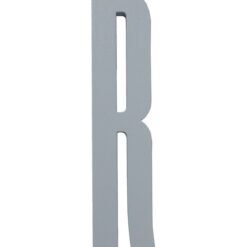 Design Letters Træbogstaver - R - Grå