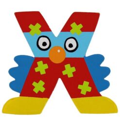 Petit Jour Paris Crazy Bird Bogstav - X - Rød