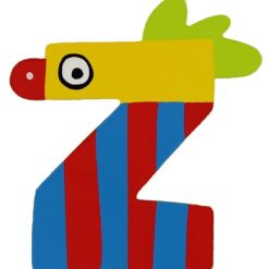 Petit Jour Paris Crazy Bird Bogstav - Z - Gul