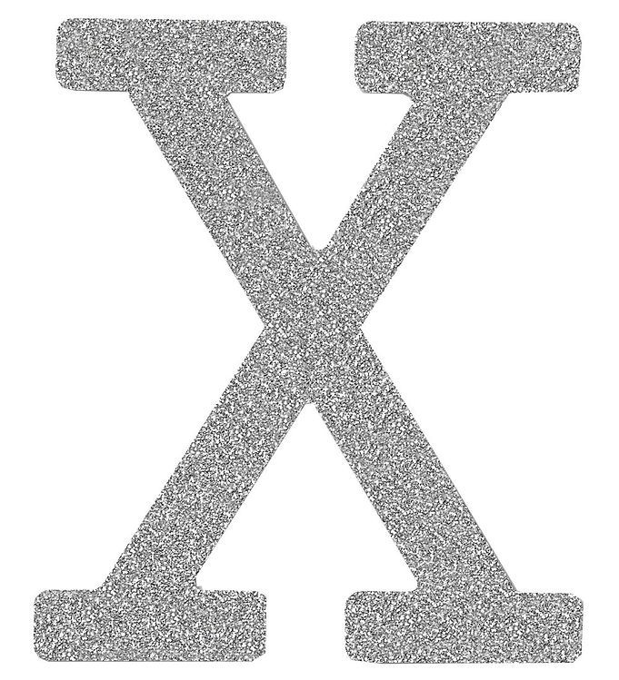 That's Mine Bogstav - X - Sølv Glimmer