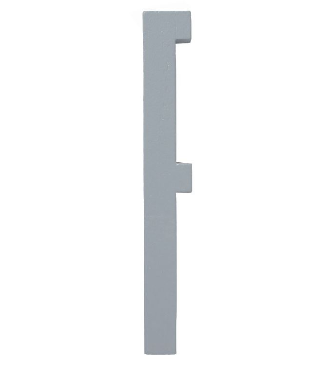 Design Letters Træbogstav - F - Grå