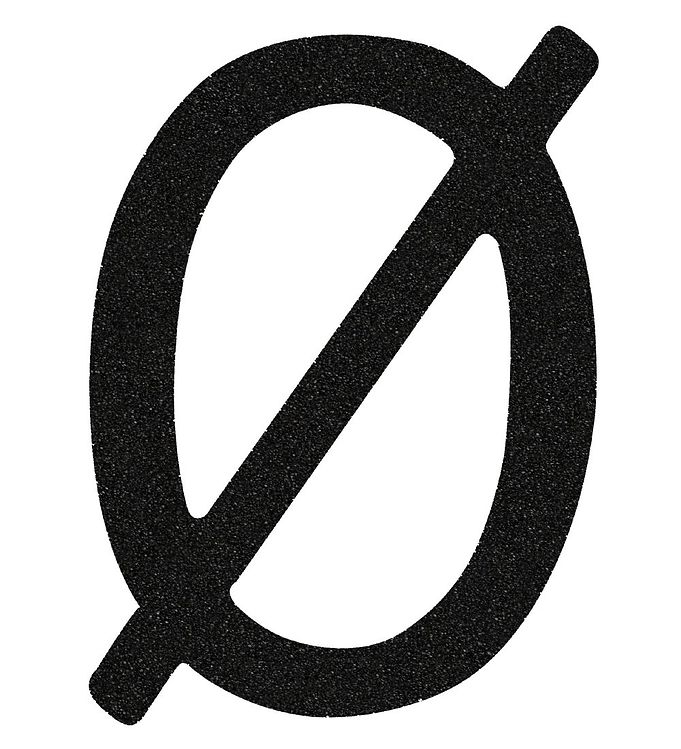 That's Mine Bogstav - Ø - Sort Glimmer